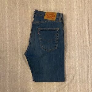Levi's 512 Men's Classic Indigo Straight Jeans